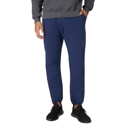 Hanes Men's Ultimate Cotton Pant, Navy, Large