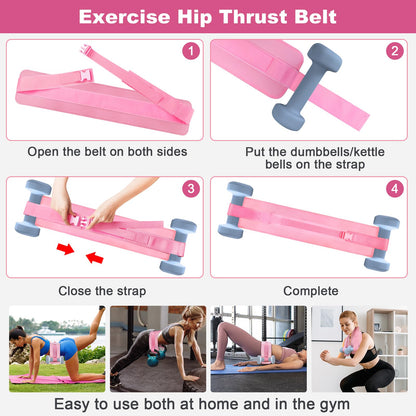 Dilobio Pilates Kit, Home Pilates Essentials Kit for Women, Pilates Equipment Ring and Ball Set with 5 Resistance Bands, Hip Thrust Belt & Grip Socks Accessories, Toning Home Workouts Starter Set