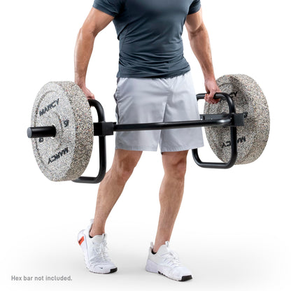 Marcy 2" High Bounce Olympic Bumper Plate for Strength Training Weightlifting Workout Weight 45-lb MCPB-045
