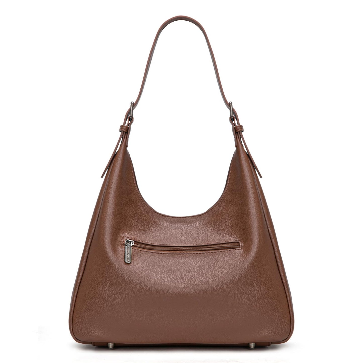 Montana West Hobo Bag Purse for Women Slouchy Casual Shoulder Handbags Purses Soft Vegan Leather Purse Tote Bag Everyday Work Ladies Coffee MWC-614CF