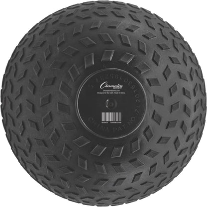 Champion Sports Rhino Fitness Slam Ball, 35 Pounds, Black