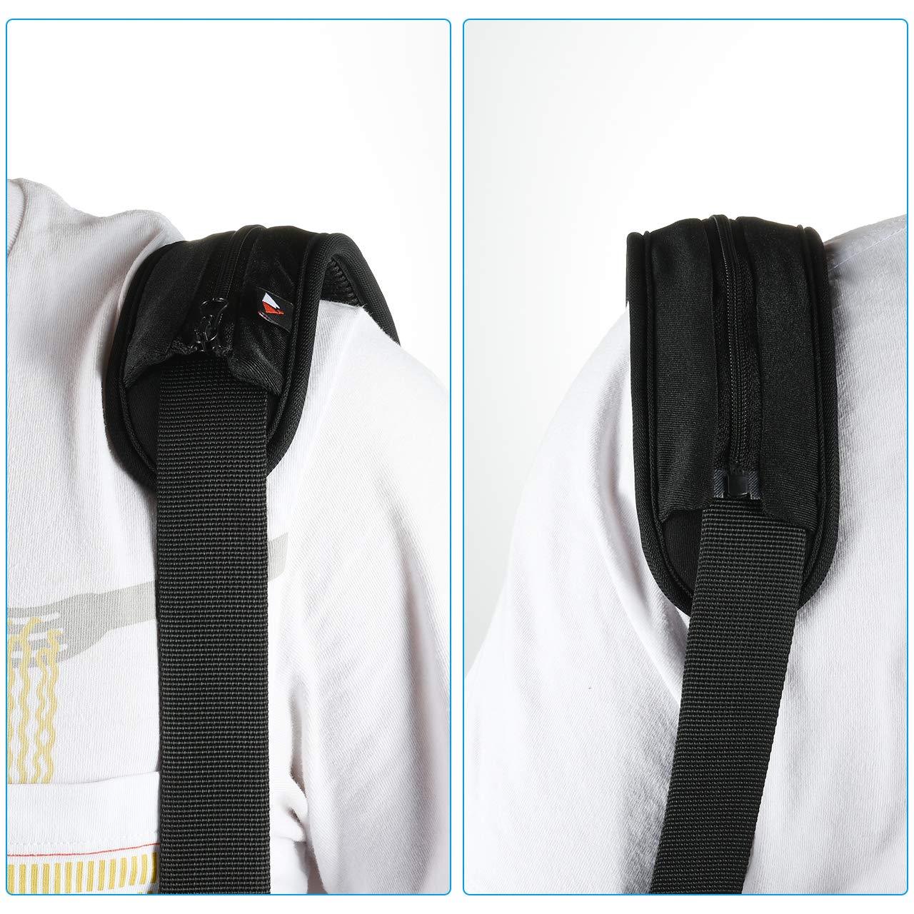 TXEsign Replacement Shoulder Pad for Bags, Laptop Case with Zipper Closure Laptop Shoulder Bag Strap Pad -Large