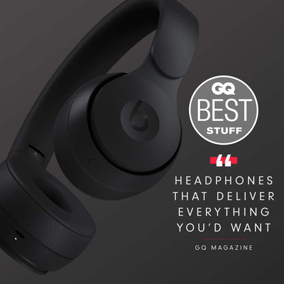 Beats Solo Pro Wireless Noise Cancelling On-Ear Headphones - Black (Renewed)