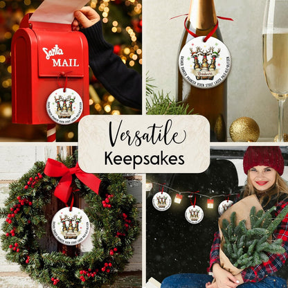 SOL VIBES Beer Christmas Ornaments 2026 - Funny Rein-Beers Ornament for Christmas Tree - Beer Bottle Reindeer Holiday Decoration, Exchange Gift Ideas for Beer Lovers, Friends, Coworkers