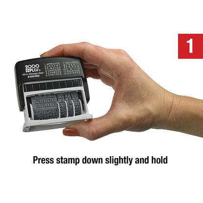 Cosco 2000 Plus Self-Inking Type Size 1 Micro Message Dater (011090)