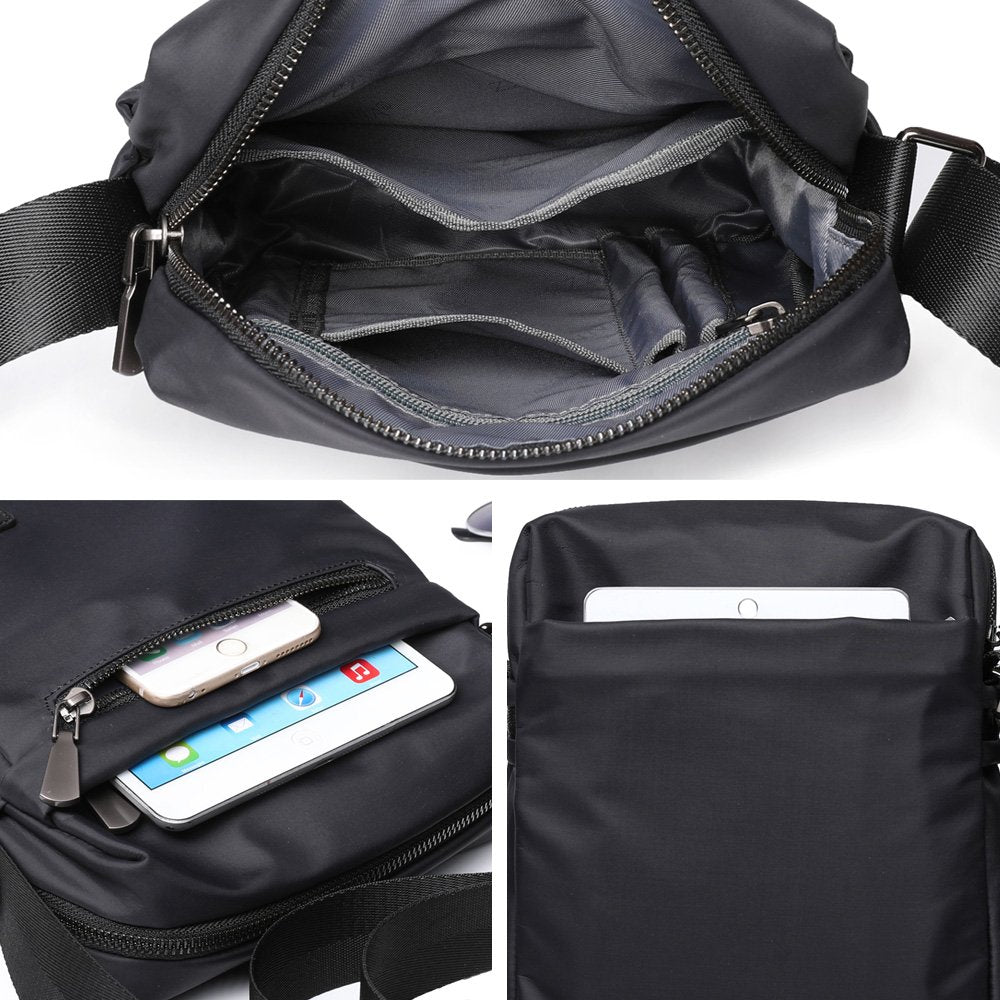 ZZINNA Messenger Bag Waterproof Shoulder Bags Man Purses and Small Crossbody for Men and Women