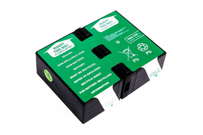 UPC UPGRADE PARTS COMPANY APCRBC124-UPC Replacement Battery, 9Ah, 24VDC for APC RBC124 Back-UPS Models BX1500M, BR1300G, BX1500G, BR1500G, BX1300G, BN1080G Assembled in USA!