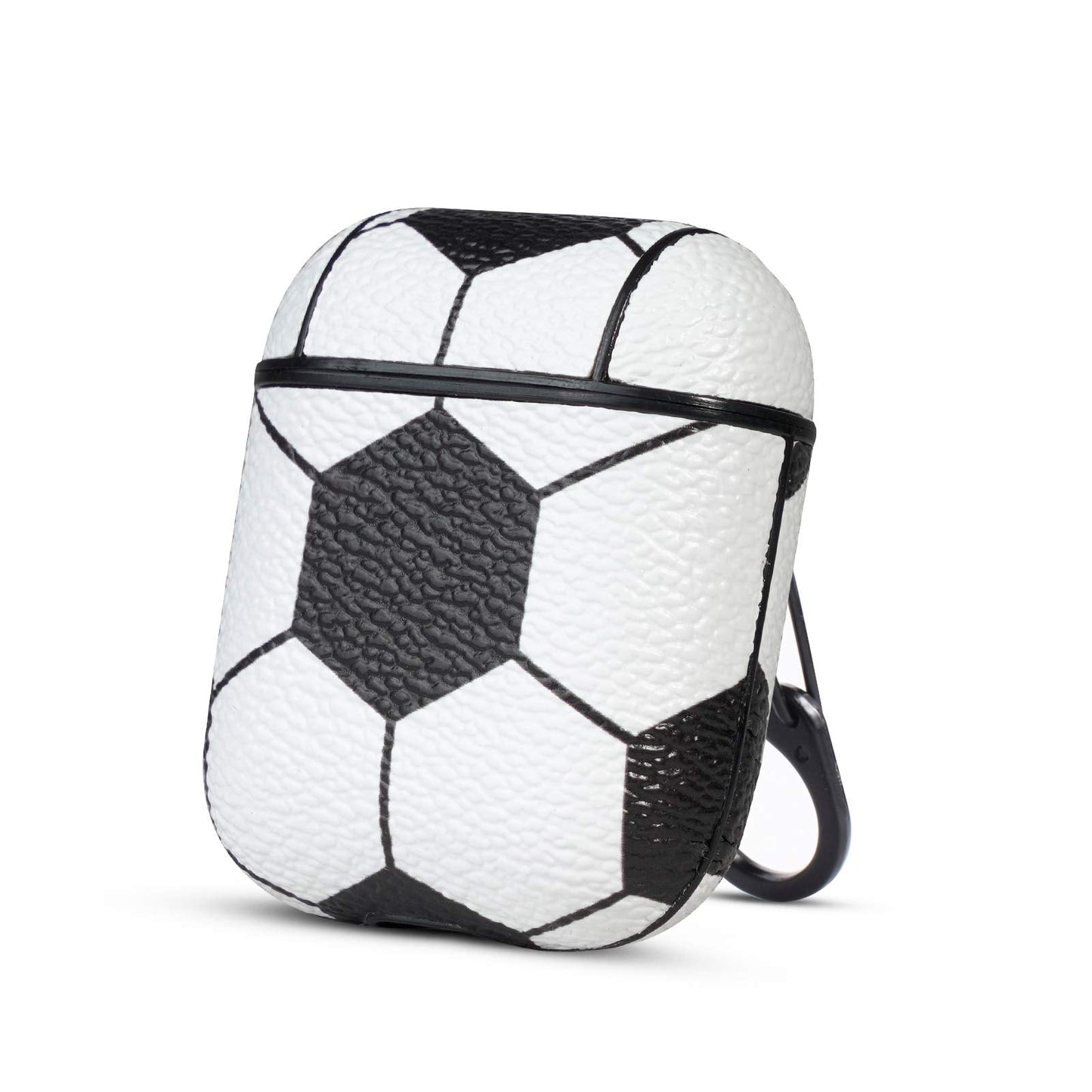 HIDAHE for AirPods Case, for AirPods Accessories Cover for Airpods 1 & for AirPods 2 Protective Case Soccer Pattern Leather for AirPods 2 Kits Skin with Keychain, Soccer02