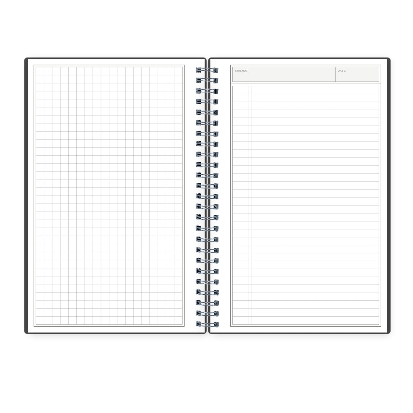 Blue Sky Undated Daily Planner, Flexible Cover, Twin-Wire Binding, 5.5" x 8.5", Passages