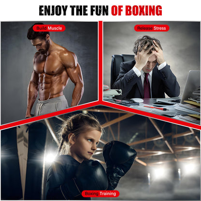 Adjustable Speed Bag for Boxing - Wall Mount Punching Bag Height Adjustable Bracket & Foldable Reflex Ball - Adults Teens and Kids Home Gym Boxing Bag Equipment - Fits Small Spaces