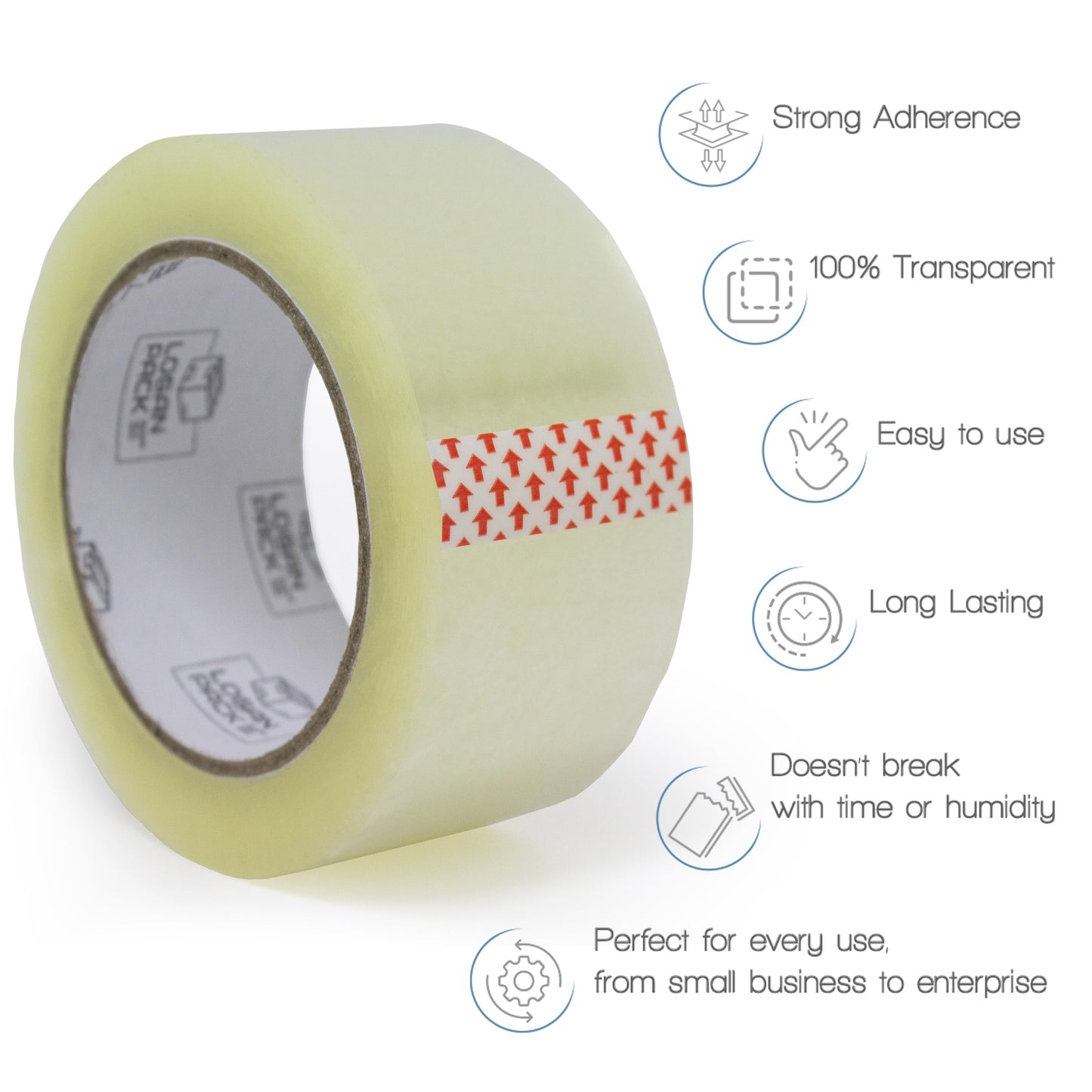 Logan Pack Clear Packing Tape, 36 Rolls Heavy Duty Packaging Tape for Shipping Packaging Moving Sealing, Thicker Clear Packing Tape, 1.88 inches Wide, 110 Yards Per Roll, 3960 Total Yards