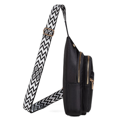 Crossbody Sling Bag Small Sling Backpack, Cross Body Bag Chest Bag for Women Men Travel Hiking Daypack