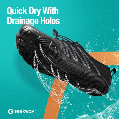 Water Shoes for Men & Women - Quick-Dry Aqua Socks for Beach, Swimming, Hiking & Kayaking | Lightweight & Breathable