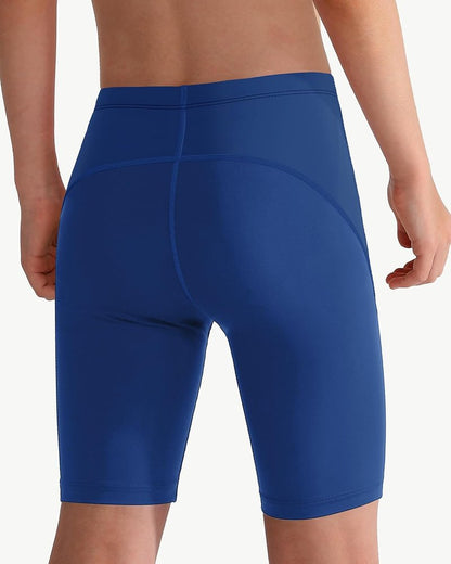 MIVEI Youth Boys Swim Jammers - Competitive Racing Swim Shorts | UPF50+ Protection, Perfect for Practice