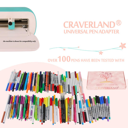 CRAVERLAND Universal Pen Adapter Set for Joy and Joy Xtra,Compatible with Sharpie,Crayola,Sakura,Stabilo and More Hard-Tip Pens Less Than 0.47 Inches