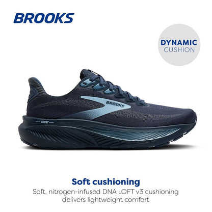 Brooks Women’s Ghost 17 Neutral Running Shoe - Spellbound/Skyway - 12 Medium