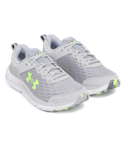 Under Armour Men's Charged Assert 10 Shoes, (011) Mod Gray/Mod Gray/Hyper Green, 10