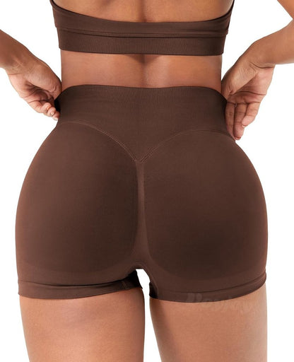 VOYJOY Women’s Workout Shorts - Scrunch Butt Lifting Seamless Biker Shorts | 2.5” to 6” Sizes
