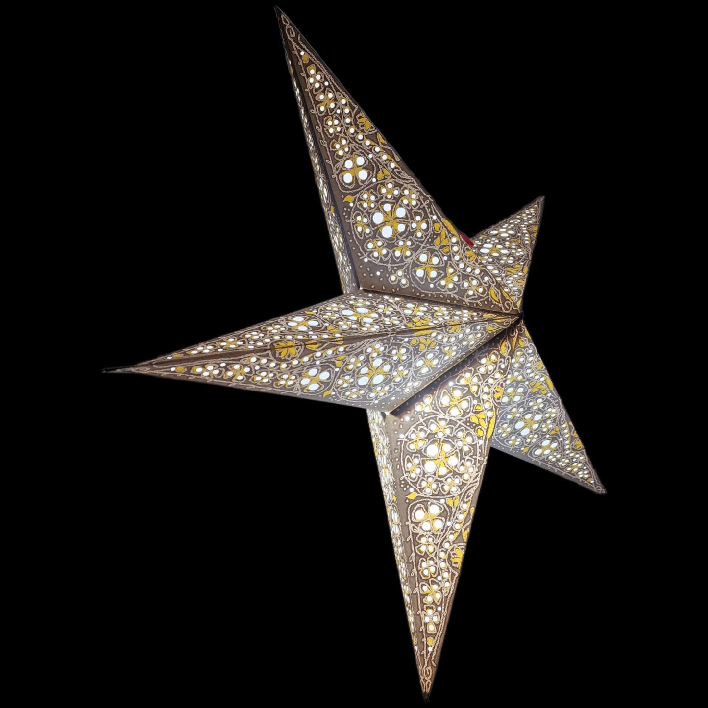 Yepsio Paper Star Lantern Lampshade, 60 cm, Hanging Decorations for Christmas, Wedding, Home, Party (Galaxy 009)