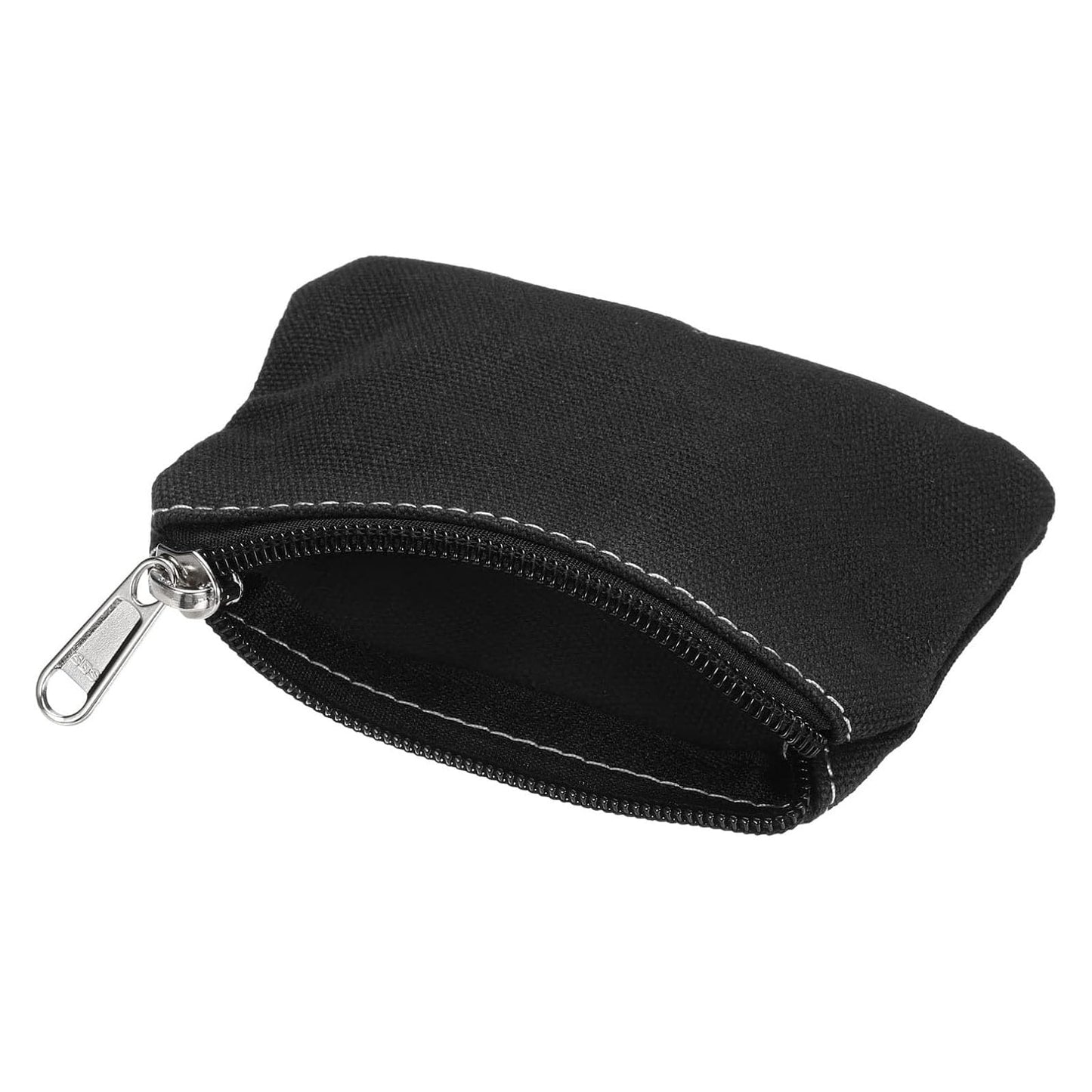 WDCFXY Canvas Coin Purse Set, 3.1 x 5.1 inches, 6 Pack, Assorted Colors