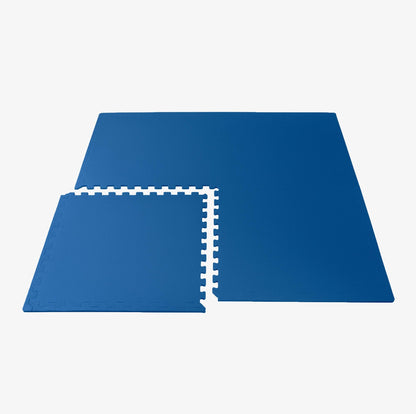 We Sell Mats 1/2 Inch Thickness Multipurpose EVA Foam Floor Tiles, Interlocking Floor Mat for Indoor Gym and Home Use, 24 in x 24 in, Blue, 24 Square Feet (6 Tiles)