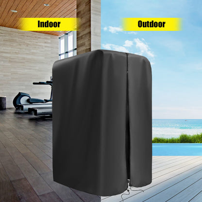 Kingling Pull Up Bar Station Covers, Pull Up Bar Stand Cover for Power Tower Home Strength Training Dip Stands Waterproof & Dustproof Protective Cover - 42''L x40''W x64''H
