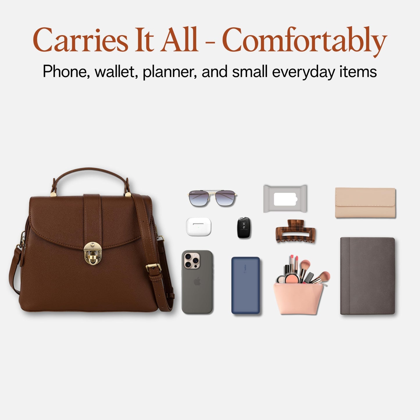 Vegan Leather Purses for Women, Faux Leather Handbags for women, Top Handle Handbags
