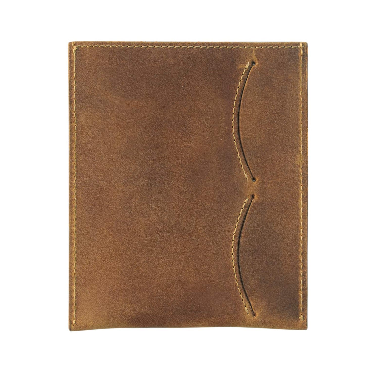 WANDERINGS Leather Passport Holder – Travel - Handmade Genuine Leather Wallet with Passport Pocket and Card Slots - RFID Blocking for Security Against Data Theft