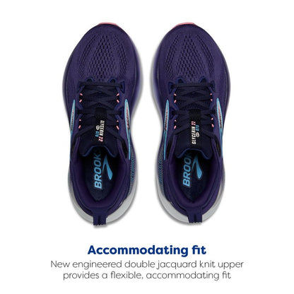 Brooks Women’s Glycerin GTS 22 Supportive Running Shoe - Blue Ribbon/Peacoat/Dianthus - 6 Medium