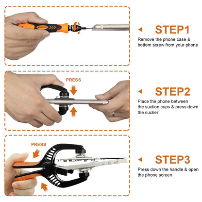 Showpin Smart Phones Suction Cup Tool Opening Pliers Repair LCD Screen, 3 in 1 iPhone Repair Tool Prying Tool Compatible with Cell Phone/Laptop/Tablet PC
