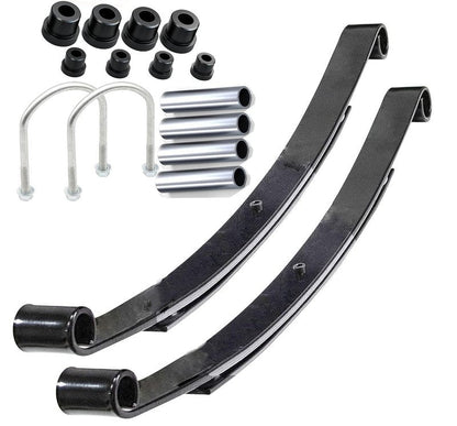 Dr.Acces EZGO RXV Heavy Duty Rear Spring Kit | 2008-Up Golf Cart Upgrade | Dual 2 Leaf Springs with Bushings & U-Bolts, Replaces OEM # 603498, 604494
