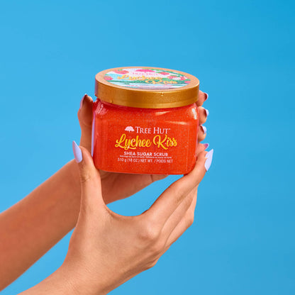 Tree Hut Coco Colada Shea Sugar Scrub, 18 oz, Ultra Hydrating and Exfoliating Scrub for Nourishing Essential Body Care