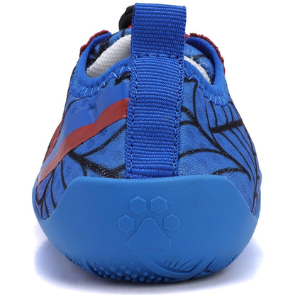 WateLves Wide Toddler Water Shoes Kids Barefoot Athletic Sneakers Girls Boys Quick Dry Aqua Socks for Beach Hiking Swim Kayak Sport Accessories, Camping Essentials (Red Blue, 32)
