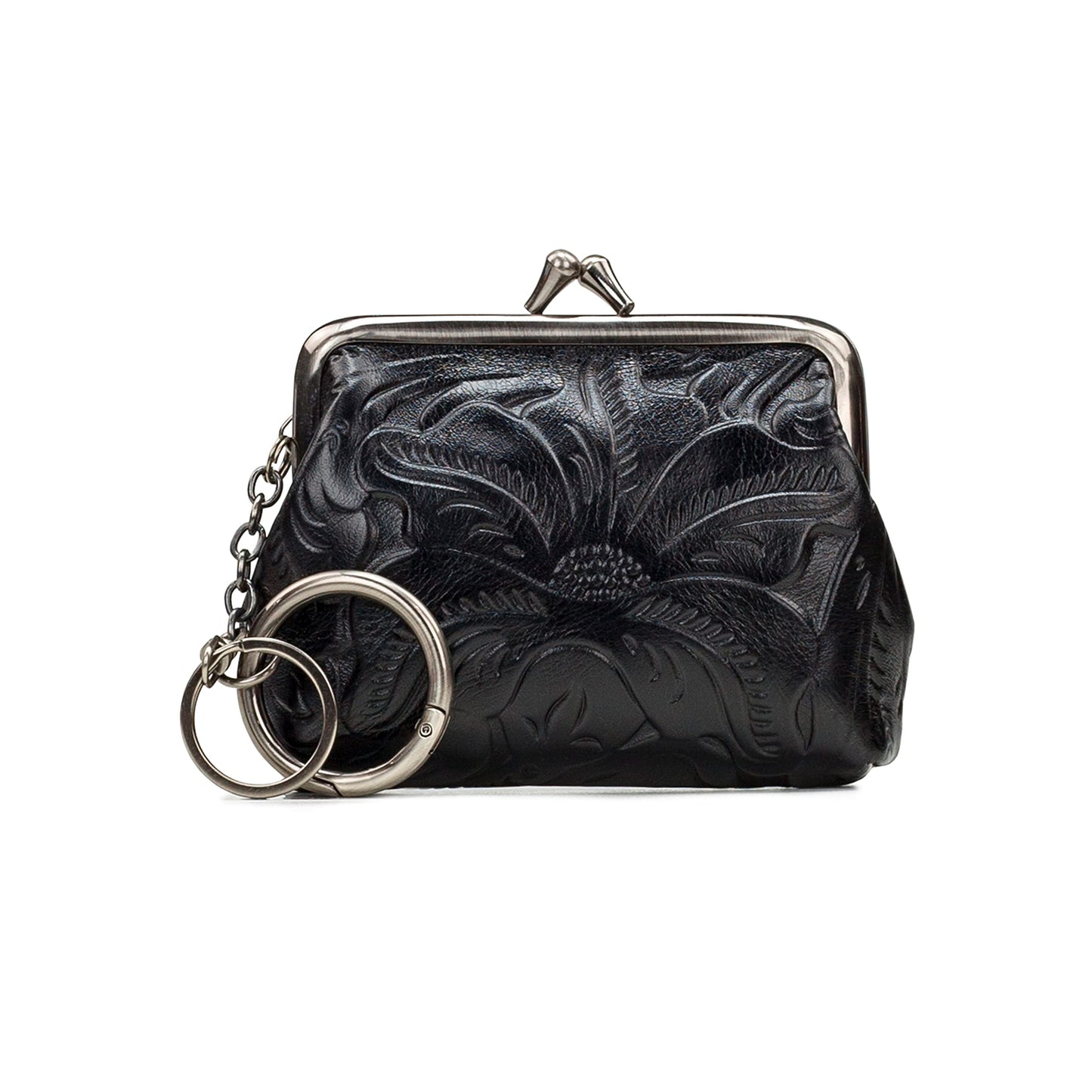 Patricia Nash Large Borse Coin Purse (Black)
