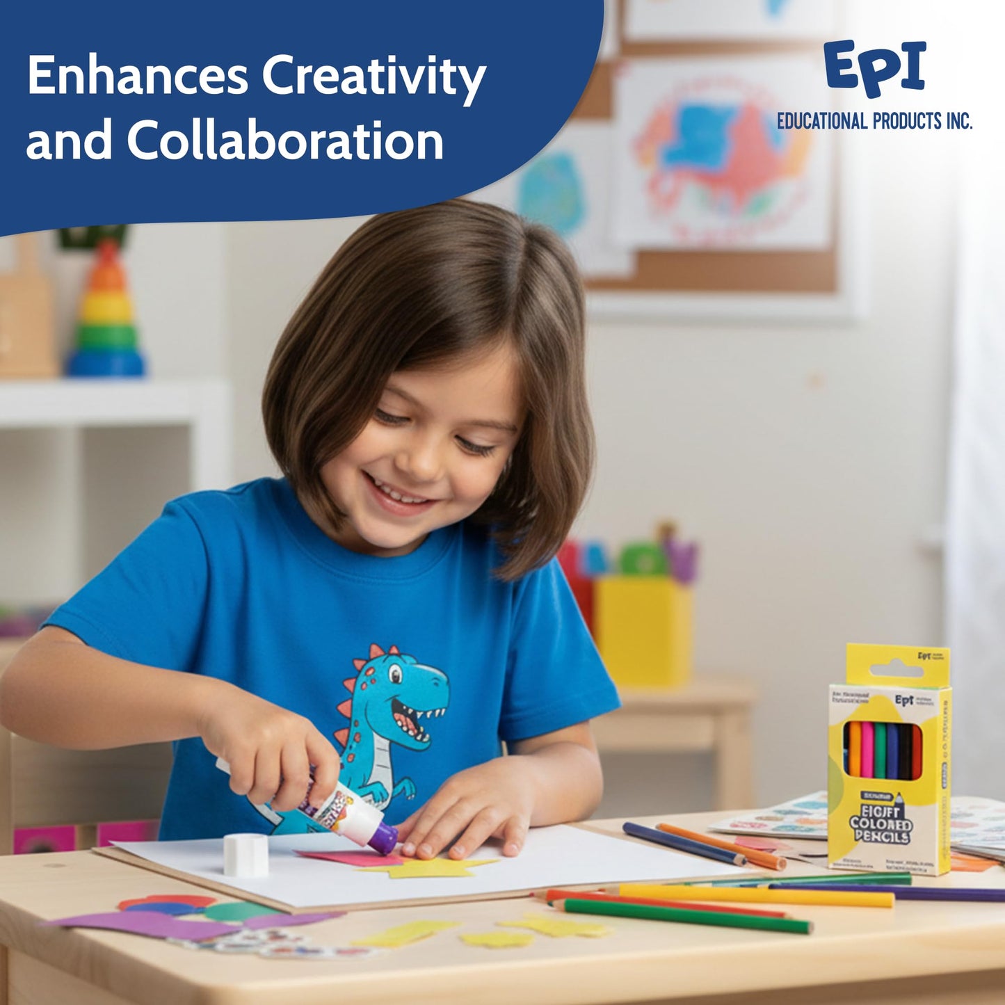 EPI Essentials Back to School Supplies for Kids – 74 Items in Kit – Kindergarten to 5th Grade School Supply Packs – Wide-Ruled Bundle with Composition Notebooks – Suitable for Homeschooling