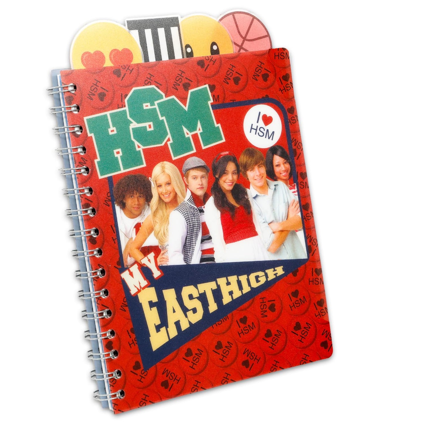 Disney High School Musical Journal Set - Bundle with Zac Efron Notebook with Tab Dividers Plus Stickers, More for Kids, Teens, and Adults | High School Musical Journal Notebook
