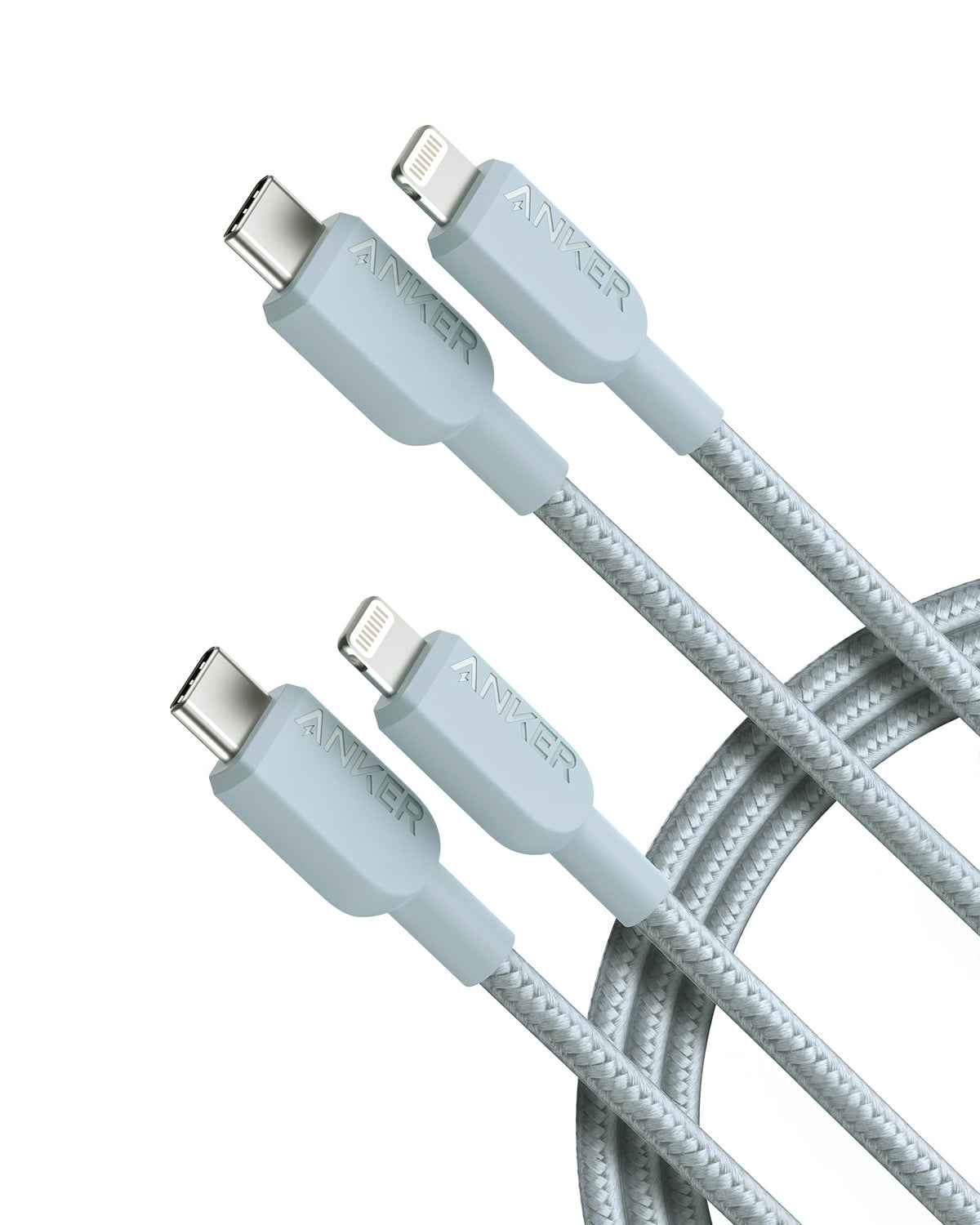 Anker 310 USB C to Lightning Cable(6FT,2Pack, Black), MFi Certified for iPhone 14 Series, and More(Charger Not Included)
