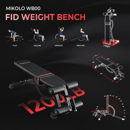 Mikolo Smith Machine with Weight Stack, Power Cage Home Gym System with LAT Pulldown & Cable Crossover, Multi-Functional Trainer with Dual Pulley System, BP 230lbs