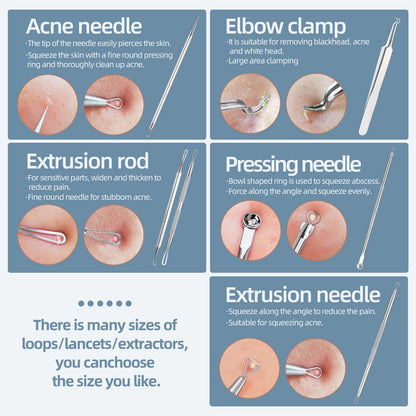 JPNK Blackhead Remover Comedone Extractor Acne Removal Kit..
