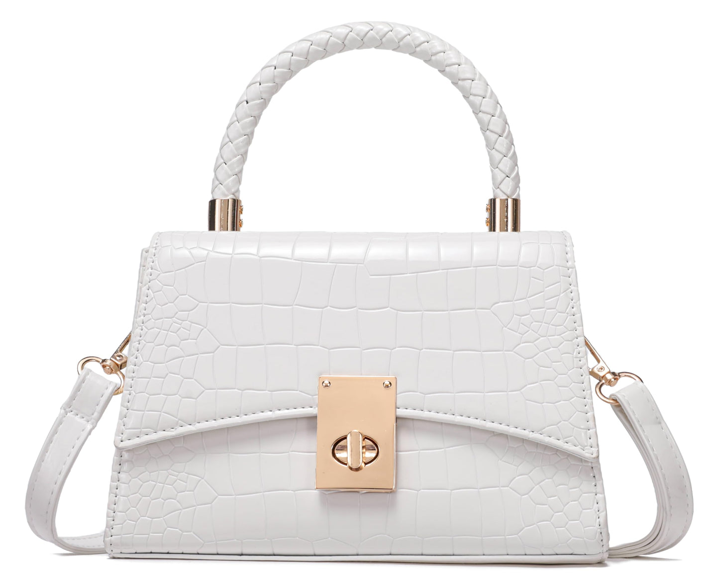 JHVYF Women Satchel Handbags Shoulder Bag Classic Small Crossbody Bags Ladies Cute Purses Satchels bag mini purse White bags