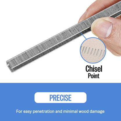 meite 22 Gauge 71 Type 3/8" Crown Wide 9/16" Leg Length Galvanized Staples for Upholstery Stapler, 10,020 Counts/Box (1 Case - 20 Boxes)
