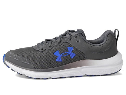 Under Armour Men's Charged Assert 10 Shoes, (106) Castlerock/Castlerock/Team Royal, 11 X-Wide
