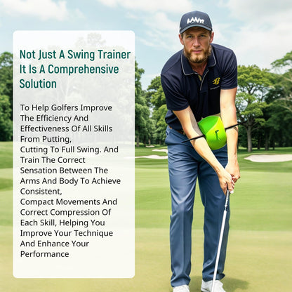 The Connector Golf Training Aid, Golf Swing Trainer for Posture Correction Practice, Golf Swing Training Aid, Golf Training Aids Helps Train Proper Swing Mechanics, Arm Structure