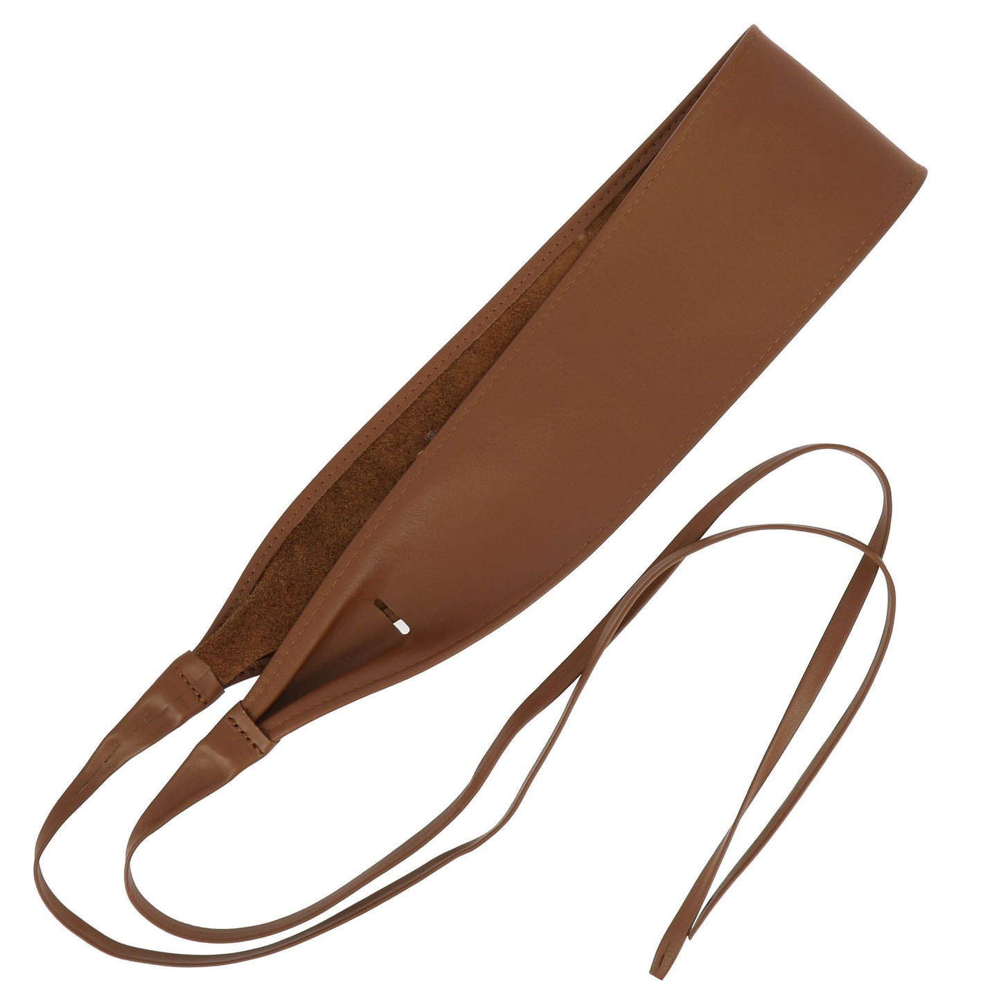 FASHIONGEN - Woman Italian leather Obi belt, CASSIANE - Light Brown, L-XL
