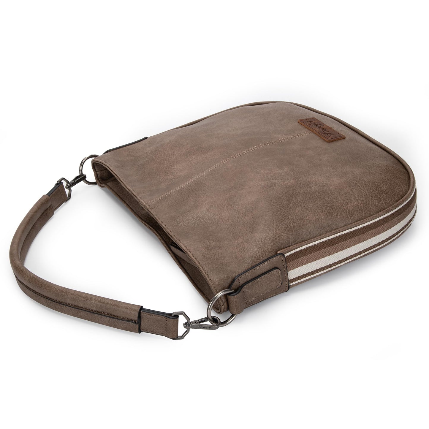 Wrangler Large Hobo Crossbody Bag Purses for Women Slouchy Shoulder Tote Handbags Ladies Cross Body Work Travel Trendy Gift with Adjustable Strap Dark Khaki WG129-1022DKH