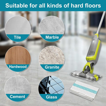 20-Pack Disposable Absorbent mop Replacement Pads Compatible with VM252 VM251 VM250 VM200 VC205 QM250 Models, Essential Replacement Accessories for Household Vacuum mops