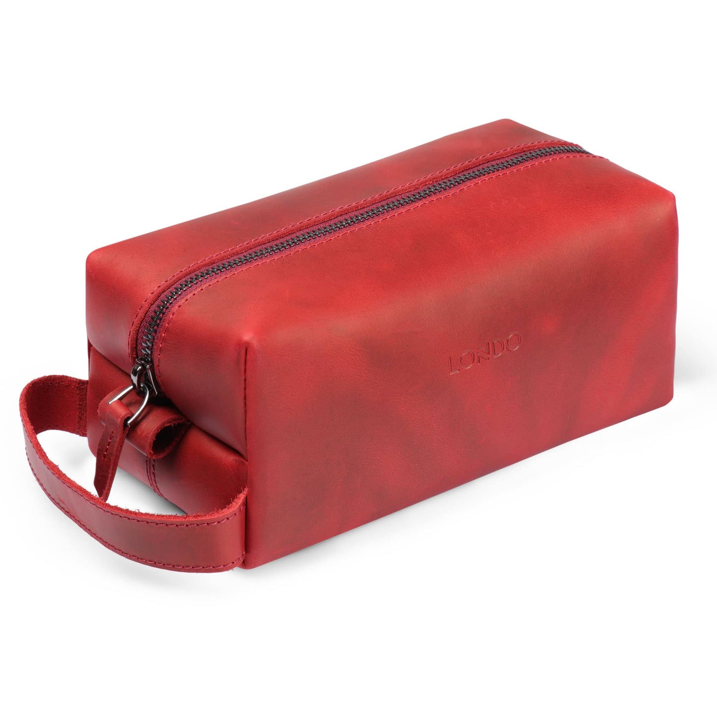 Londo Genuine Leather Travel Toiletry, Makeup, Shaving Organizer Bag - Dopp Kits - Unisex
