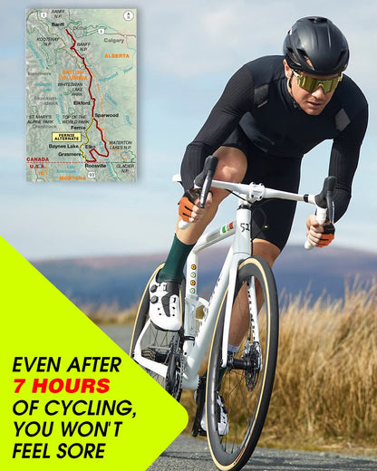 Tanluhu Cycling Gloves - Mountain Bike Half Finger Road Riding Gloves, Breathable, Shock-Absorbing, for Men and Women