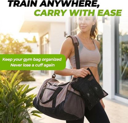 Wrist Cuffs for Cable Machines - Padded Adjustable Straps for Tricep Pushdowns & Strength Training