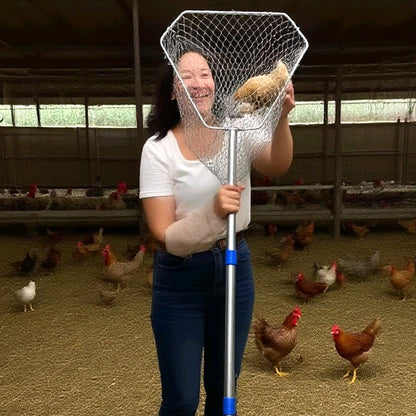 BRZFWLMYDF Chicken Net Catcher Stainless Steel Poultry Catching Nets